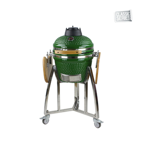Auplex 16 "Classique grand oeuf vert en céramique en forme de charbon de bois kamado <span class=keywords><strong>barbecue</strong></span> - Product Image 5