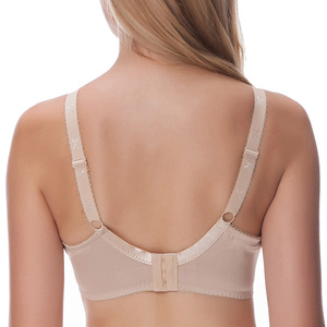 Mùa Hè Phụ Nữ Thoáng Khí Ren Áo Ngực Cộng Với Kích Thước Không Độn Đầy Đủ Con Số Underwire Minimizer Ren Áo Ngực Người Lớn Áo Ngực Mỏng Dây Đeo Dệt Kim - Product Image 4