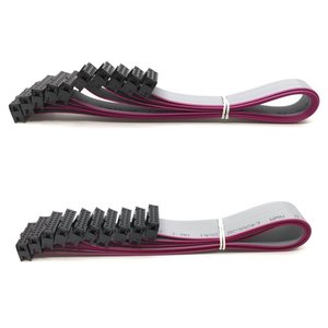 10 Pin Đến 16 Pin Eurorack Cáp Điện 2.54 Mét Pitch 10Pin 10 Dây F/F IDC Nối Phẳng Ribbon Cable - Product Image 6