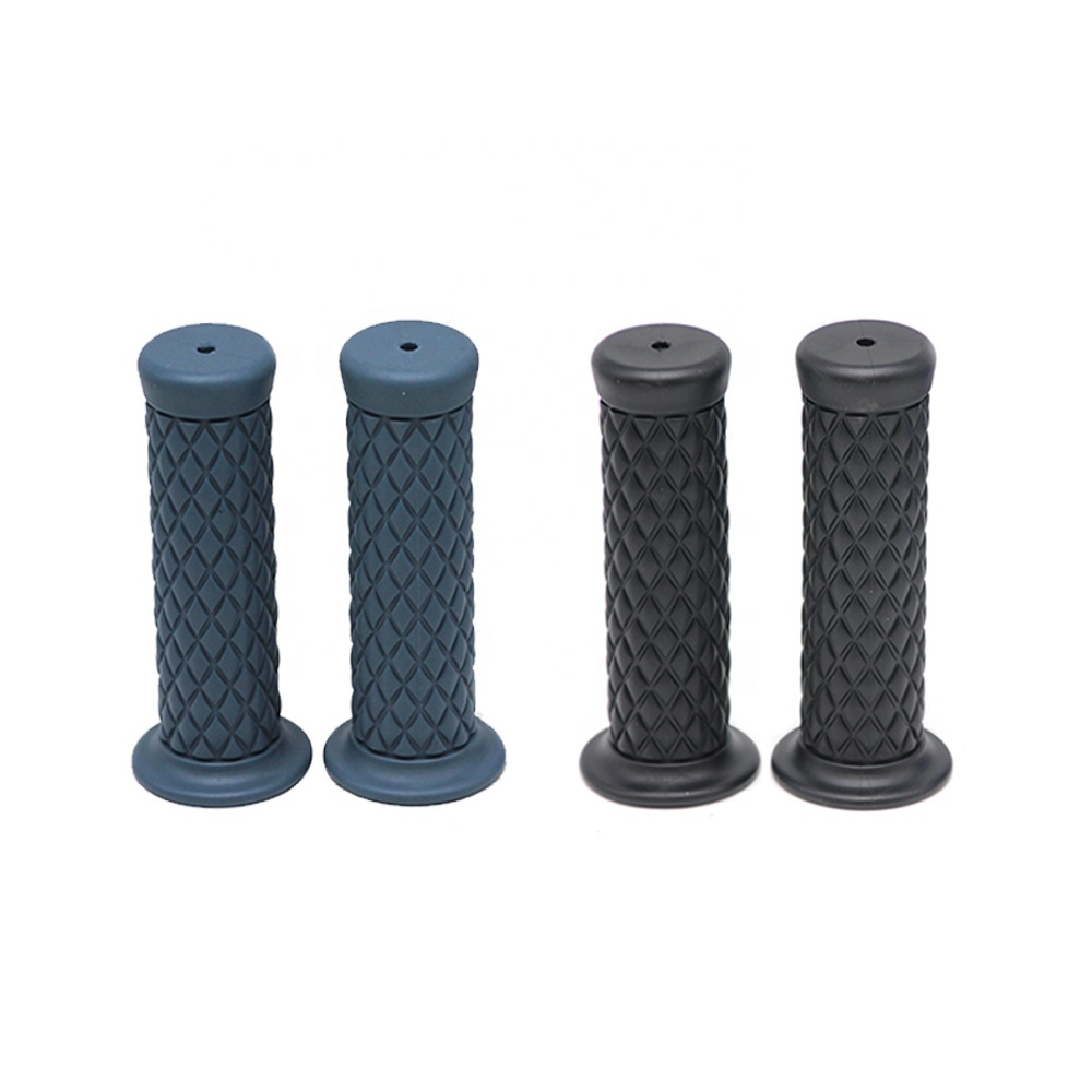 Trichtu Mount Pair Of Handlebar Grips – 7/8" & 1" Fit – Cafe Racer, Motorcycle (Brown, Non-Slip)