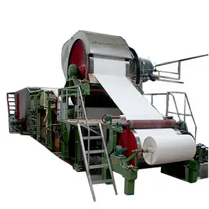 1880mm tissue papier en pulp making machine van qingyang stad fabriek in China
