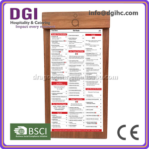 Producto de Venta caliente de madera de <span class=keywords><strong>los</strong></span> titulares menú para mesas restaurantes con garantía de calidad - Product Image 2