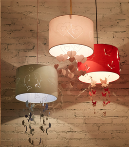 Sản xuất Trẻ Em Nhà Trang Trí Cắt Laser Bướm Vải Mặt Dây Đèn - Product Image 1