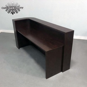 Escritorio <span class=keywords><strong>de</strong></span> recepción frontal para salón <span class=keywords><strong>de</strong></span> belleza moderno, forma curva, deskCB-R105 <span class=keywords><strong>de</strong></span> recepción para oficina - Product Image 6