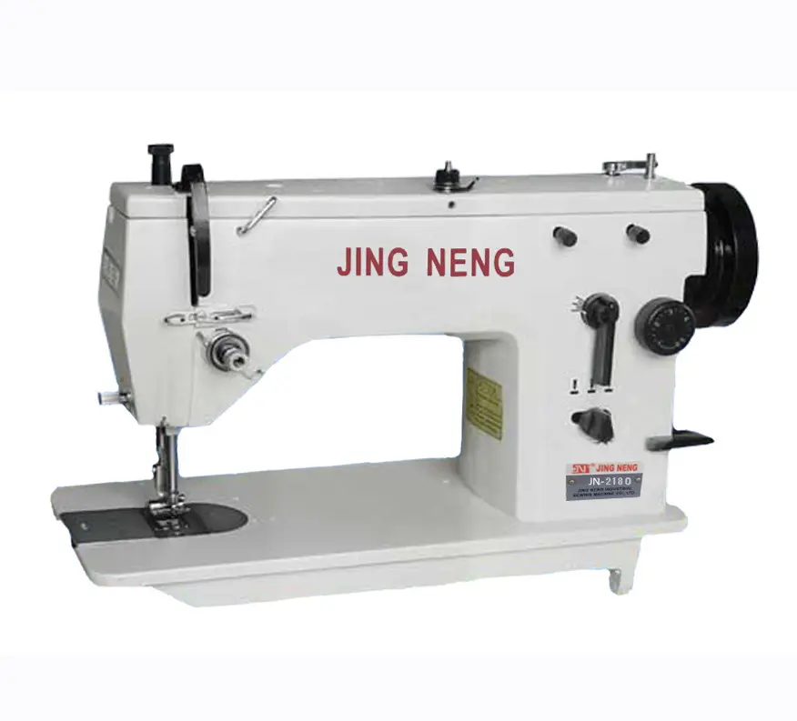 Machine à coudre Zigzag automatique JN-2180, à grande vitesse, pour vestes de lit et chapeaux, cylindre, Machine à coudre industrielle