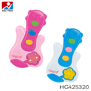 <span class=keywords><strong>Feliz</strong></span> de dibujos animados juguetes de plástico bebé guitarra HC429634 - Product Image 3
