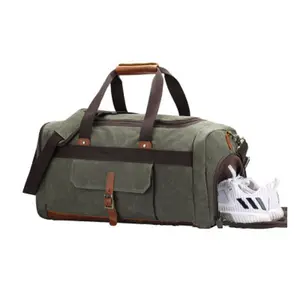 Túi Duffel Du Lịch Có Nhiều Ngăn Đựng Giày Bí Mật, Túi Duffel Tập Gym Nhỏ Ngăn Dưới Cùng