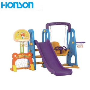 Bộ Đồ Chơi Sân Sau Bằng Nhựa Đa Năng Cho Trẻ Em Bán Chạy Mới Nhất Bộ Cầu Trượt Và Xích Đu Bằng Nhựa - Product Image 1