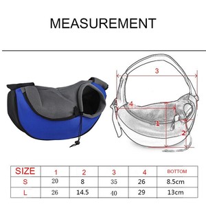 Reversível Malha Viagem Tote Ombro Sling <span class=keywords><strong>Bag</strong></span> para Cães Gatos - Product Image 6