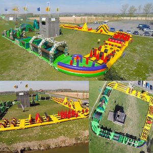 Pista de obstáculos inflable de alta calidad para adultos, divertido, para exteriores - Product Image 6