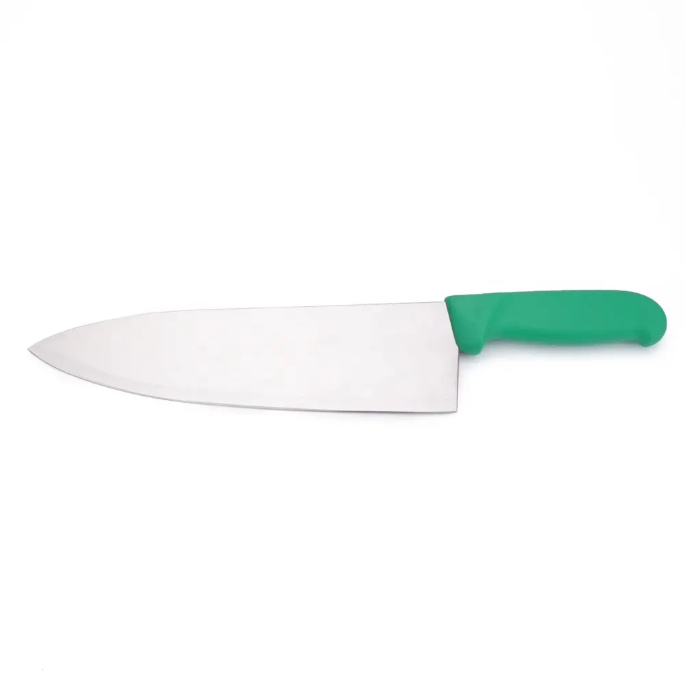 10 Inch Thép Không Gỉ Sharp Knife Chef Với Đen TPR Xử Lý