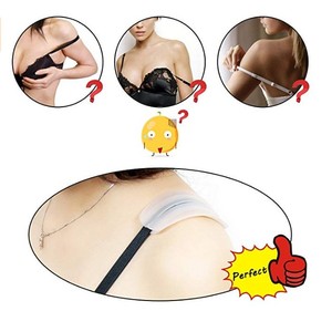 <span class=keywords><strong>Silicone</strong></span> Bra Strap Holder Cuscini Antiscivolo Comfort Rilievi di Spalla - Product Image 2