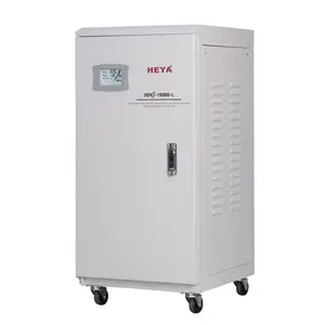 슈퍼 저전압 80 ~ 275v 서보 안정기 단상 15kva ac 자동 전압 조정기