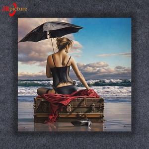 Diseño personalizado carácter decoración pintura con chicas jóvenes sexo <span class=keywords><strong>foto</strong></span> aceite <span class=keywords><strong>de</strong></span> belleza pintura retrato - Product Image 4