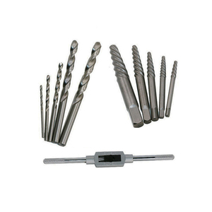 Rotto bolt Screw <span class=keywords><strong>Extractor</strong></span> e di Rimozione <span class=keywords><strong>Set</strong></span> di strumenti di riparazione con <span class=keywords><strong>drill</strong></span> <span class=keywords><strong>bit</strong></span> 2 millimetri 3 millimetri 4 millimetri 6.5 millimetri 7.5 millimetri e chiave - Product Image 2