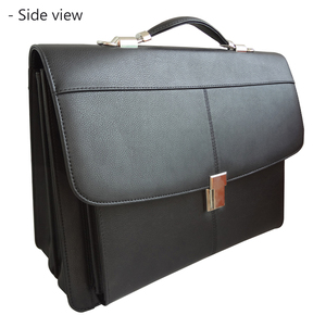 En gros hommes d'affaires ordinateur portable sac en <span class=keywords><strong>cuir</strong></span> PU <span class=keywords><strong>noir</strong></span> <span class=keywords><strong>serviette</strong></span> avocat avec serrure - Product Image 4