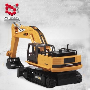1:16 11CH 2.4G RCメタル ラジコン ディガー クローラー RC フイナ製掘削機 HUINA 1510 510 - Product Image 4