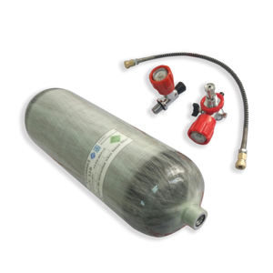 Bombola in Fibra di Carbonio 6.8L DOT 300bar/30mpa/4500psi <span class=keywords><strong>per</strong></span> <span class=keywords><strong>Immersioni</strong></span> <span class=keywords><strong>Subacquee</strong></span> con Valvola e Stazione di Riempimento - Product Image 2