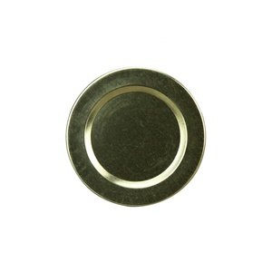 Oro moderno diseño llano estaño fruta placa <span class=keywords><strong>platos</strong></span> - Product Image 1