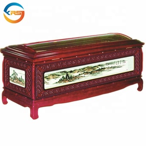 <span class=keywords><strong>Funeraria</strong></span> usar para staorage el cadáver de hielo ataúd hecho de madera - Product Image 5
