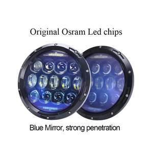 7 "Ronda 130 W proyector h4 7 pulgadas led faro para Jeep Wrangler Hummer h1 h2 lada <span class=keywords><strong>niva</strong></span> <span class=keywords><strong>4</strong></span> 4x4 camión Suzuki Samurai - Product Image 1