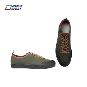 Volar Tejido Verde <span class=keywords><strong>del</strong></span> ejército de tela zapatos para caminar al aire libre y escalada - Product Image 1