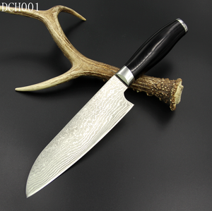 Cuchillo de Chef Damasco japonés de 12,4 pulgadas <span class=keywords><strong>Santoku</strong></span> de forja de acero japonés para uso en la cocina - Product Image 1