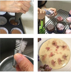 Customized Wholesale Durable &amp; Flexible East to Clean Cake Decorating <strong>Kit</strong> <strong>Baking</strong> Tools with Non-Slip Cake Turntable Tools <strong>Kit</strong> - Product Image 6