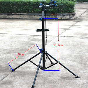 Soporte de reparación de bicicleta profesional vertical telescópico plegable soporte de liberación rápida - Product Image 3