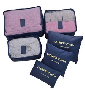 Mode 6 pièces bagage emballage cube vêtements <span class=keywords><strong>voyage</strong></span> <span class=keywords><strong>sac</strong></span> <span class=keywords><strong>de</strong></span> rangement ensemble pour valise - Product Image 3