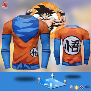 <span class=keywords><strong>Camisa</strong></span> <span class=keywords><strong>Dragon</strong></span> <span class=keywords><strong>Ball</strong></span> Z, <span class=keywords><strong>Dragon</strong></span> <span class=keywords><strong>Ball</strong></span> Vegeta Goku <span class=keywords><strong>Camisa</strong></span> Fitness 3D <span class=keywords><strong>de</strong></span> manga larga y delgada Cosplay - Product Image 2