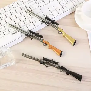 Creative stationery wholesale 0.38mm gel pen 98k sniper rifle style pen primary and secondary school students toys black pen