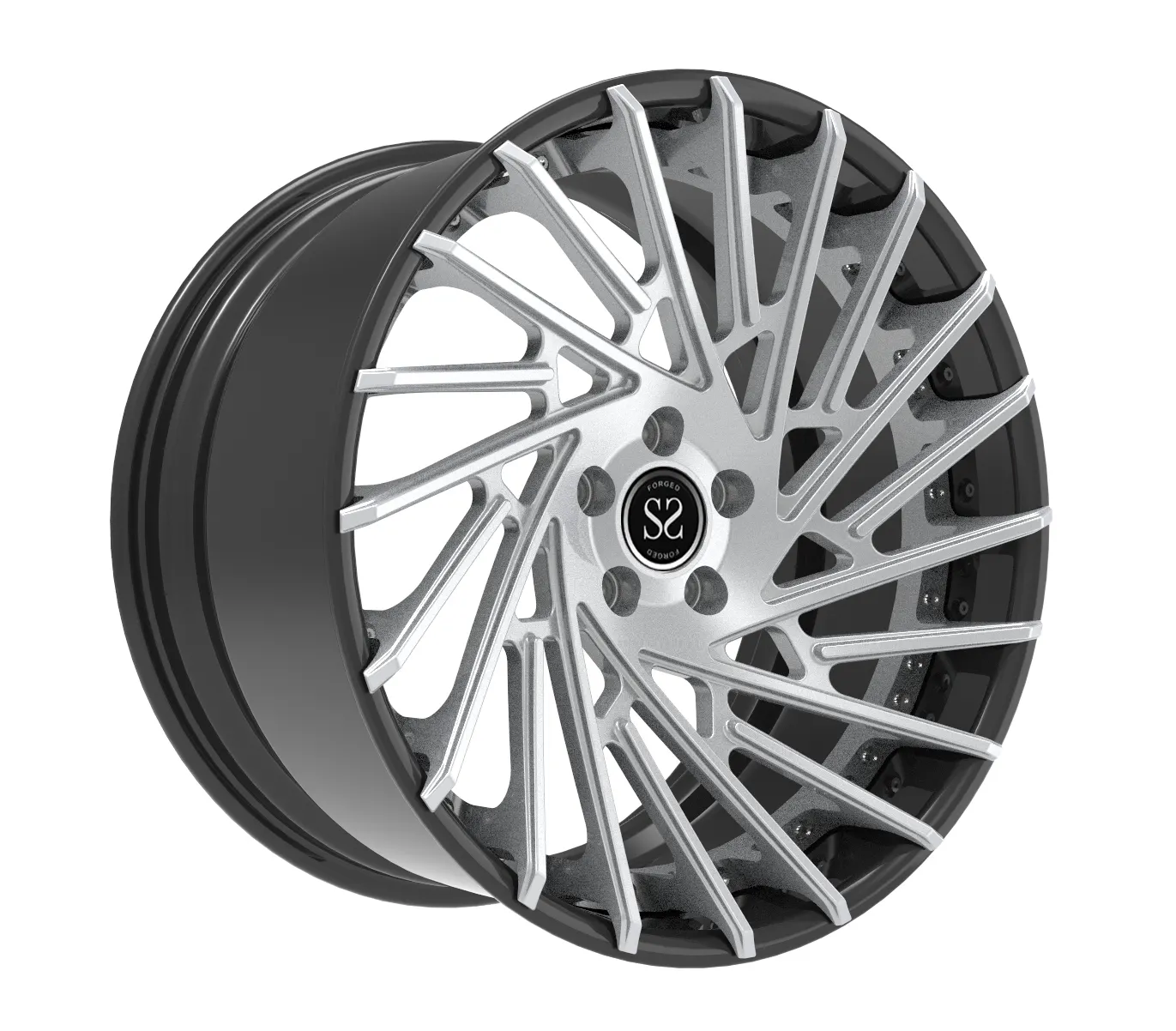 japan jwl via rims alloy forged 2 piece wheel 5x112 spoke wire wheels for sale