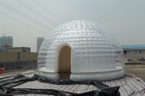 Bán nhà máy LED ánh sáng trực tiếp bán Inflatable Cube lều, niêm phong trong suốt hiển thị Lều tuyết, liên tục pogoda phòng họp cho thuê - Product Image 4