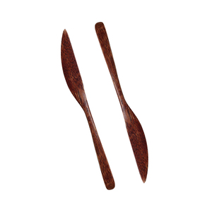클래식 도매 수제 주방 식기 밤나무 나무 잼 버터 스프레더 - Product Image 2