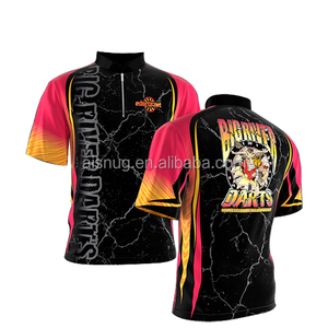Venta al por mayor mejor calidad de los hombres de sublimación de tinte camisetas de bolos con cualquier color - Product Image 6