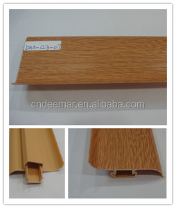 Personalizado de madera impermeable Color de espuma de <span class=keywords><strong>PVC</strong></span> rodapié - Product Image 5