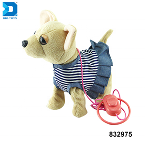 9 "tirer les fils batterie exploité doux mignon électrique peluche <span class=keywords><strong>chien</strong></span> jouet pour les enfants jouer - Product Image 1