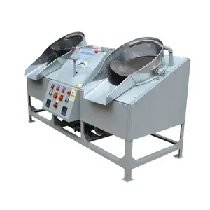 Tea manufacturing machine make tea be round/curvy shape two pan tea roaster machine