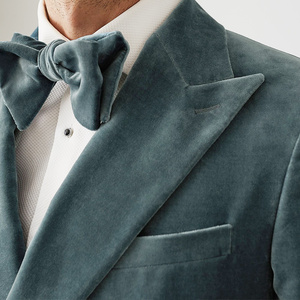 <span class=keywords><strong>Velours</strong></span> Pleuche Tissu Double Boutonnage Manteaux pour <span class=keywords><strong>Homme</strong></span> <span class=keywords><strong>Velours</strong></span> Côtelé Italie Style Mens <span class=keywords><strong>Blazer</strong></span> - Product Image 6