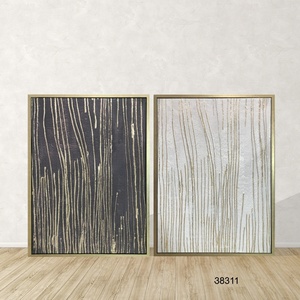 Fatti <span class=keywords><strong>a</strong></span> mano Della Decorazione Della Casa 2 Pannello Astratta di Arte Della Parete Pittura <span class=keywords><strong>A</strong></span> Olio <span class=keywords><strong>su</strong></span> <span class=keywords><strong>Tela</strong></span> di Canapa - Product Image 2