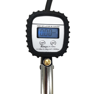 Máy Bơm Lốp Xe Kỹ Thuật Số Với Đồng Hồ Đo Áp Suất Cho Xe Máy Màn Hình <span class=keywords><strong>LCD</strong></span> OEM Welcome - Product Image 4