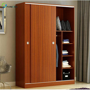 <span class=keywords><strong>Armadio</strong></span> Moderno in MDF a 2 Ante Stile Pannello Arredamento Camera da Letto per Casa Hotel Cucina o Soggiorno - Product Image 5