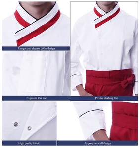Uniforme de Chef ejecutivo blanco, uniforme de Chef, chaqueta de cocina, ropa de trabajo, fabricantes - Product Image 4