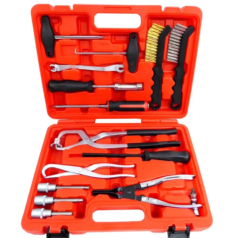 Kit d'outils de réparation de frein, réparation d'outils de ménage automobile 15 pièces