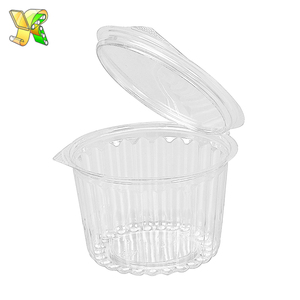 Pliable <span class=keywords><strong>saladier</strong></span> <span class=keywords><strong>transparent</strong></span> petit bol à salade en plastique avec couvercle - Product Image 3