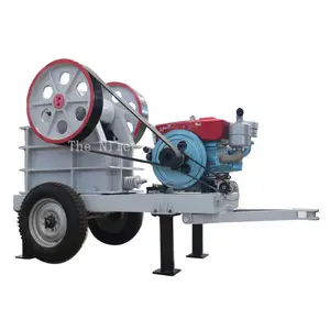 Mobile Portatile Mascella Rock Crusher Mini Frantoio a Mascelle Pietra Jaw Crusher Macchina In Attrezzature di Vendita