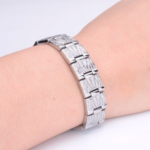 Terapia magnetica Dei Monili Circolazione Del Braccialetto Dei Braccialetti di Titanio di Benefici Per La Salute - Product Image 6