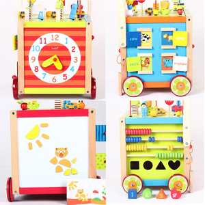 Empuje <span class=keywords><strong>de</strong></span> bebé jugar con Walker Carro <span class=keywords><strong>de</strong></span> madera <span class=keywords><strong>Montessori</strong></span> actividad <span class=keywords><strong>cubo</strong></span> juguetes multifunción <span class=keywords><strong>de</strong></span> cuentas <span class=keywords><strong>de</strong></span> madera <span class=keywords><strong>de</strong></span> juguete - Product Image 3