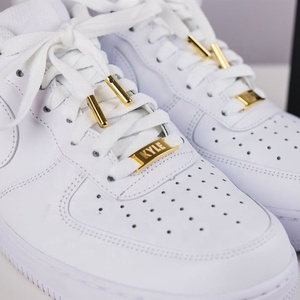 gold nike lace lock